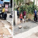 Residents of Anant Kanhere Path protests against widened roads