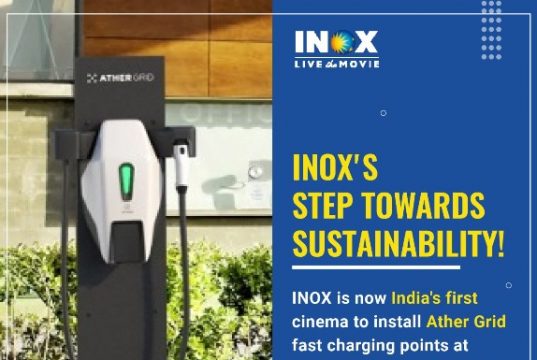 INOX at Bund Garden, Pune Becomes India’s First Cinema to Install Fast Charging Points for All-Electric Vehicles