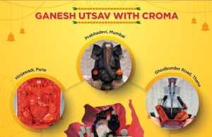 Croma welcomes E-ware Ganesha at their Store in Pune croma