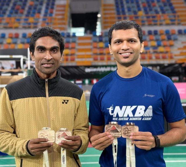 Pramod Bhagat (left) and Sukant Kadam