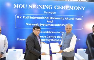 DY Patil International University (DYPIU) signs MoU with Dassault Systèmes to Establish Experience Centre Dassault Systèmes