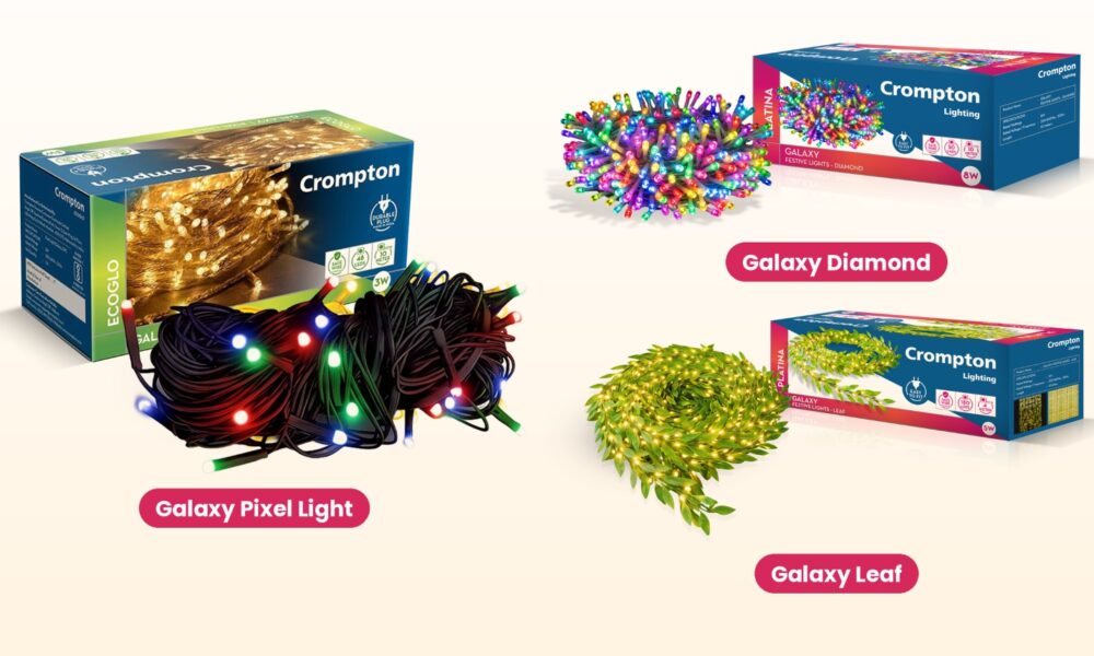 Crompton Introduces Galaxy Festive Lights Range to Brighten Homes This Festive Season